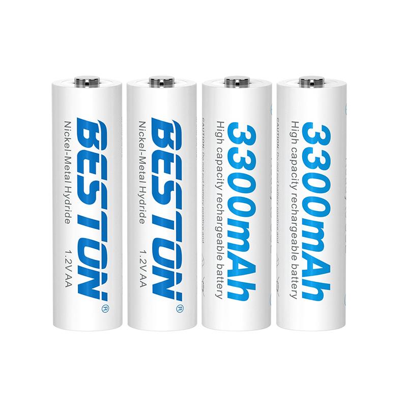 Pin sạc Beston AA 1.2V – 3300mAh. (hộp 4 viên)