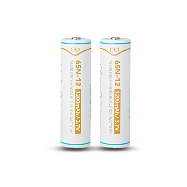 Pin 18650 – 1200mAh 3.7V, đầu nhọn, 65N-12