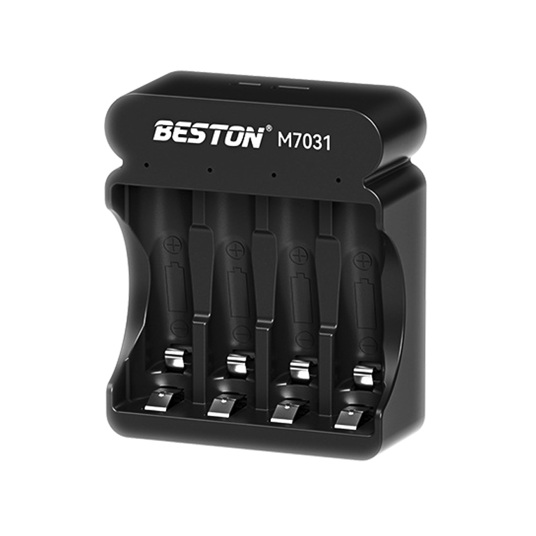 Bộ sạc pin Beston dành cho pin AA AAA Lithium 1.5V M7031, bộ sạc thông minh