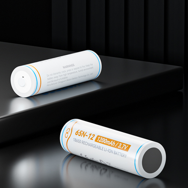 Pin 18650 – 1200mAh 3.7V, đầu nhọn, 65N-12