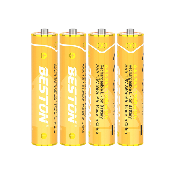 Hộp 4 viên pin sạc AAA lithium 1.5V, dung lượng 1300mWh,3AN-35