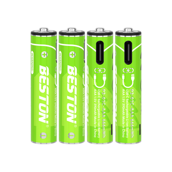 Hộp 4 viên Pin sạc Beston AAA Lithium USB-C 1.5V 666/900mWh,3AC-18/3AC-25