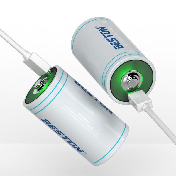 Pin Beston  cỡ D 1.5V USB-type C  – 6000mWh – DLC-40