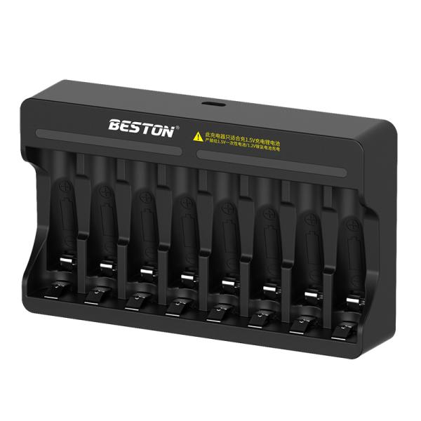 Bộ sạc 8 pin Beston dành cho pin AA AAA Lithium 1.5V M7012
