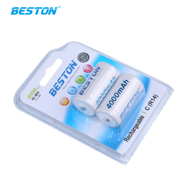 Pin sạc Beston Ni-MH cỡ C – 4000mAh. (vỉ 2 viên)