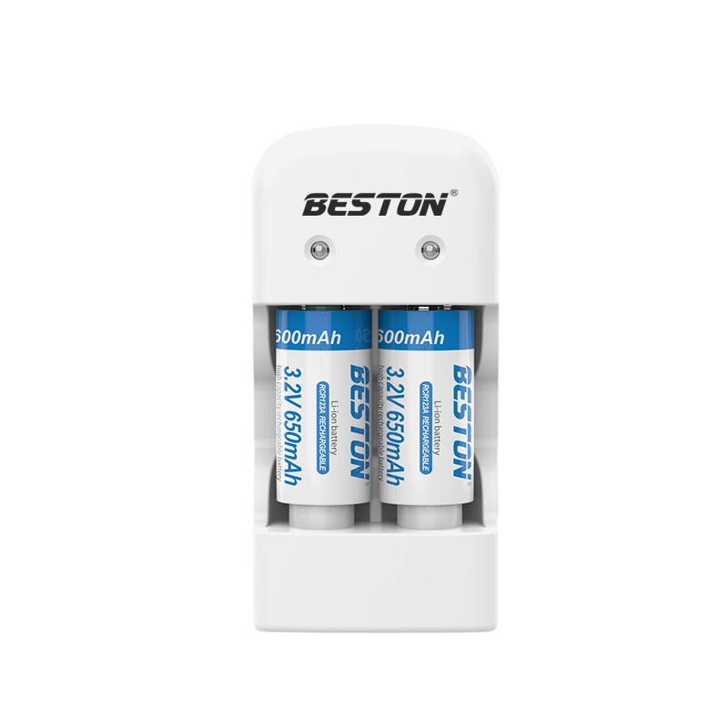 Bộ Sạc Beston CD643 kèm 02 viên pin RCR123A 650mAh