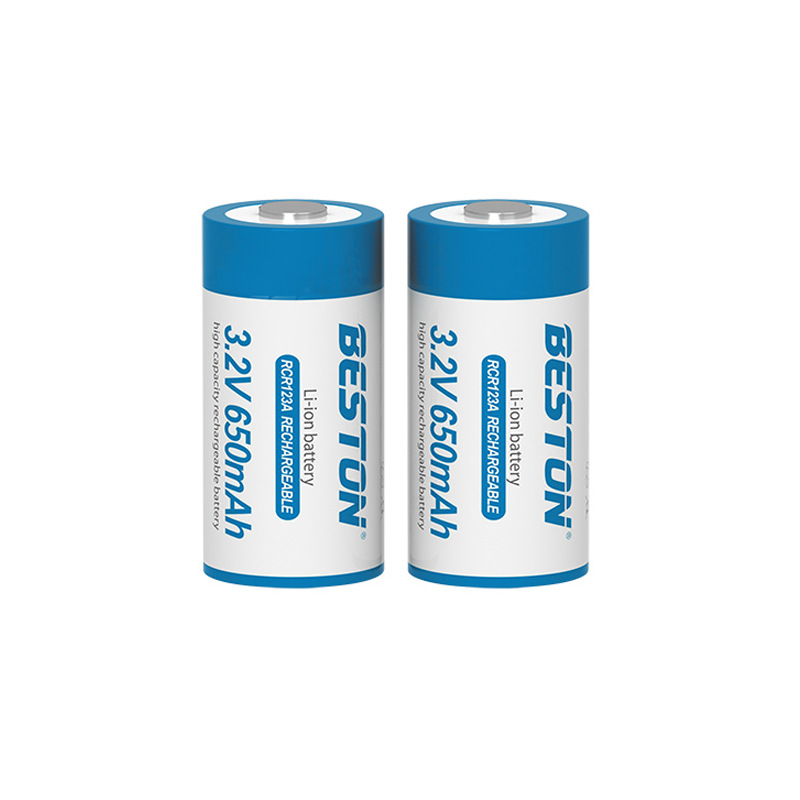 Vỉ 02 Pin Sạc RCR123A (16340) Beston 650mAh