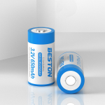 Vỉ 02 Pin Sạc RCR123A (16340) Beston 650mAh