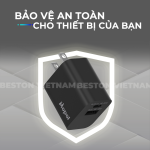 Củ sạc Mopal CHAC02 , đầu ra type-C và USB A, chuẩn sạc PD 20W