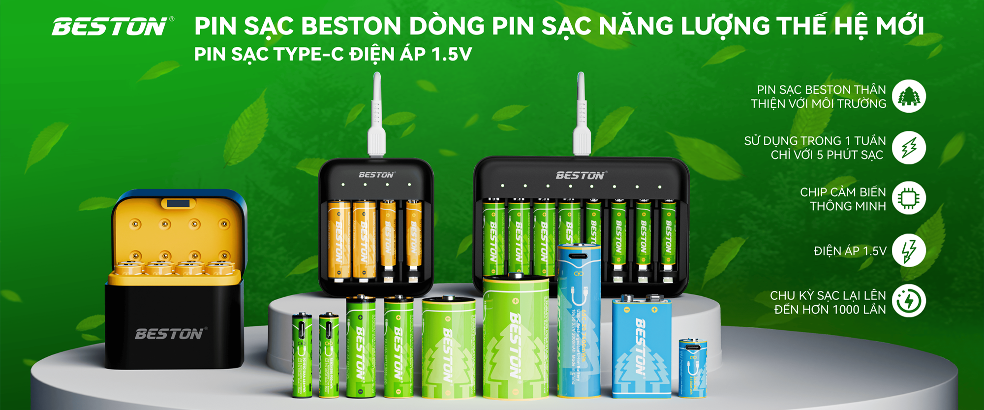 Giới thiệu Pin Beston